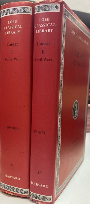 loeb-classical-library-2-volumes-the-gallic-war-civil-war-caesar