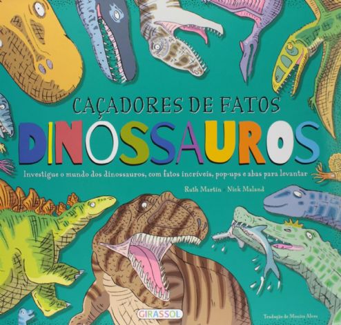 cacadores-de-fatos-dinossauros-ruth-martin-nick-maland