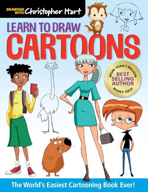 learn-to-draw-cartoons-the-world-s-easiest-cartooning-book-ever-christopher-hart