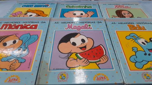 as-melhores-historias-da-turma-da-monica-6-vols-mauricio-de-sousa